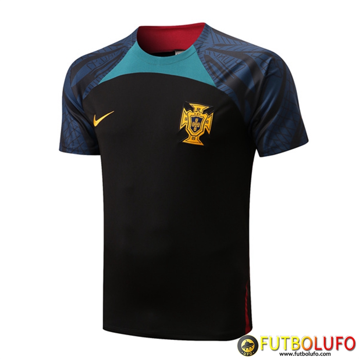 Camiseta Entrenamiento Portugal Negro 2022/2023