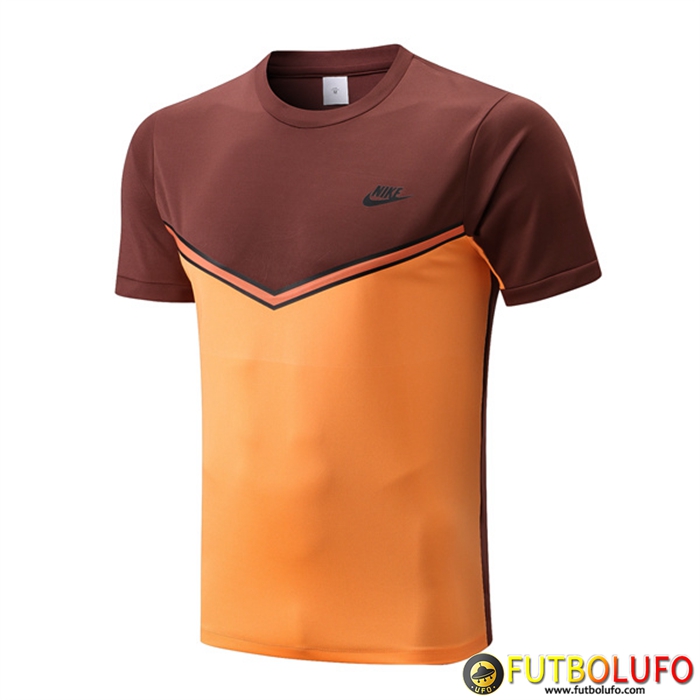 Camiseta Entrenamiento Nike Amarillo/Marrón 2022/2023