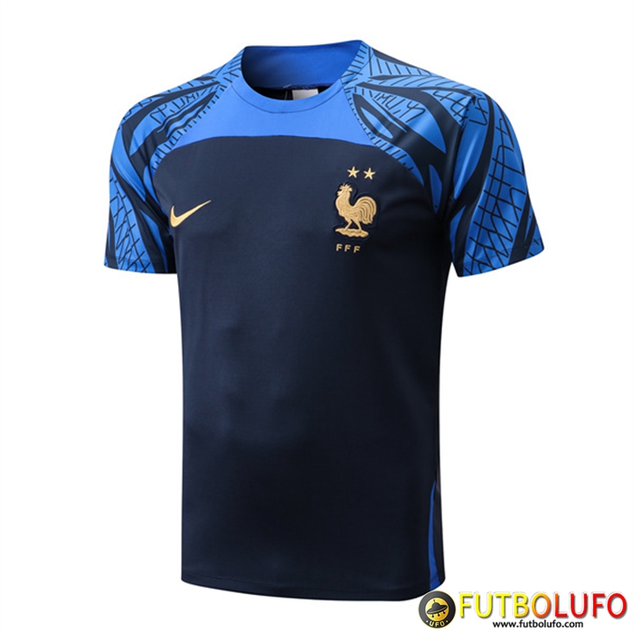 Camiseta Entrenamiento Francia Azul marino 2022/2023