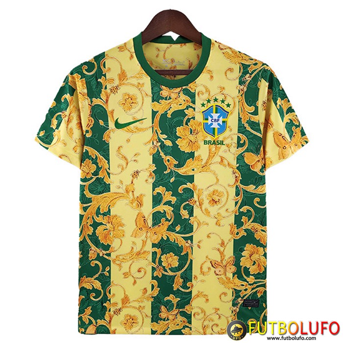 Camiseta Equipo Nacional Brasil Special Edition Amarillo/Verde 2022/2023