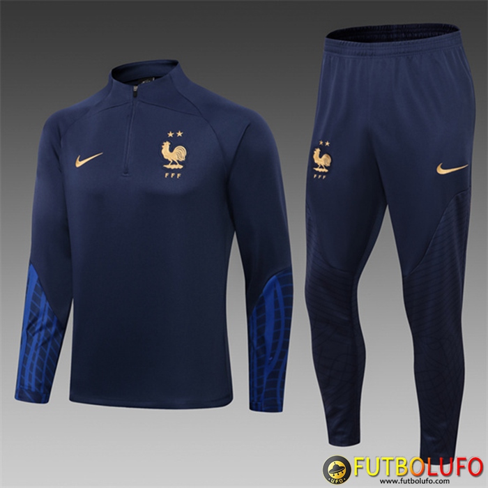 Chandal Equipos De Futbol Francia Ninos Azul marino 2022/2023