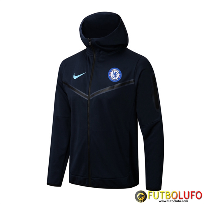 Chaqueta Con Capucha FC Chelsea Azul marino 2022/2023