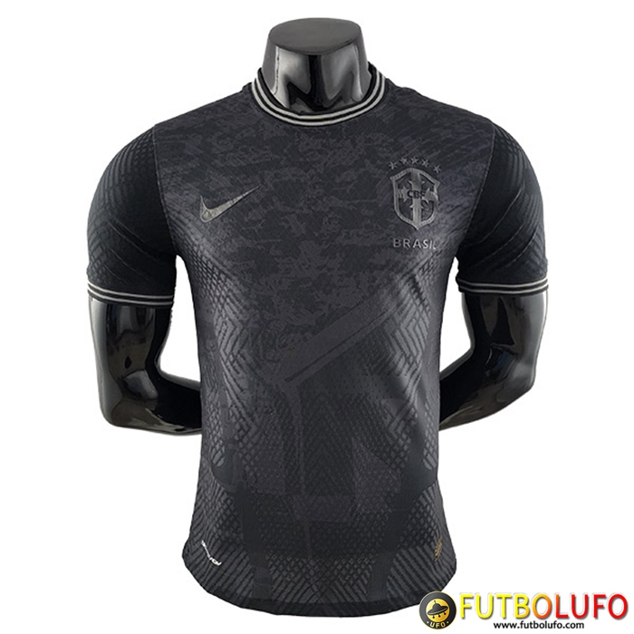 Camisetas De Futbol Brasil Concept Negro Copa Del Mundo 2022