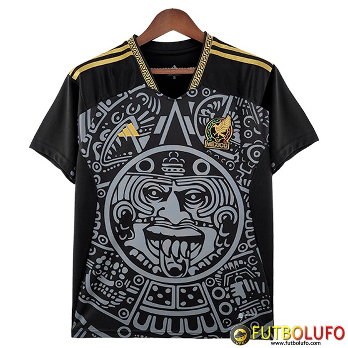 Camisetas De Futbol México Special Edition Negro Copa Del Mundo 2022