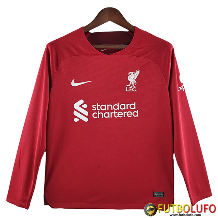 Camisetas De Futbol FC Liverpool Manga Larga Primera 2022/2023