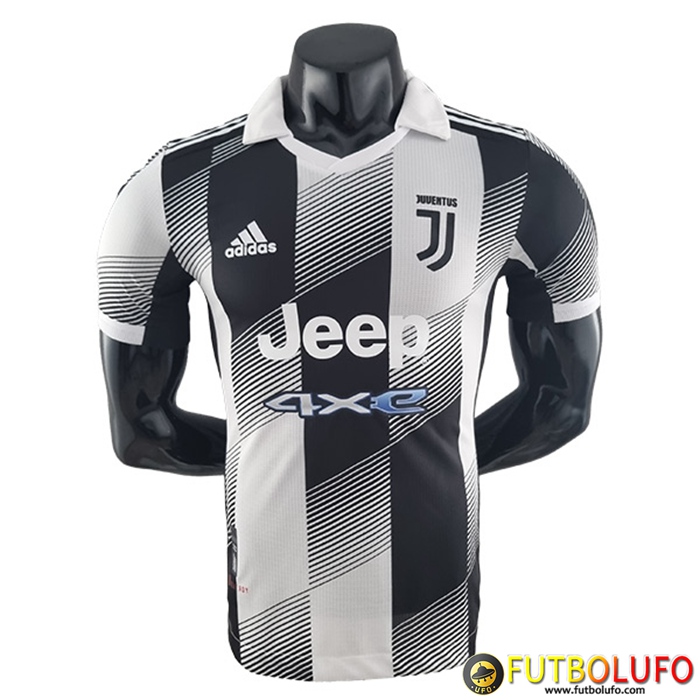 Diseña Tu Camisetas De Futbol Juventus Special Edition Negro/Blanco