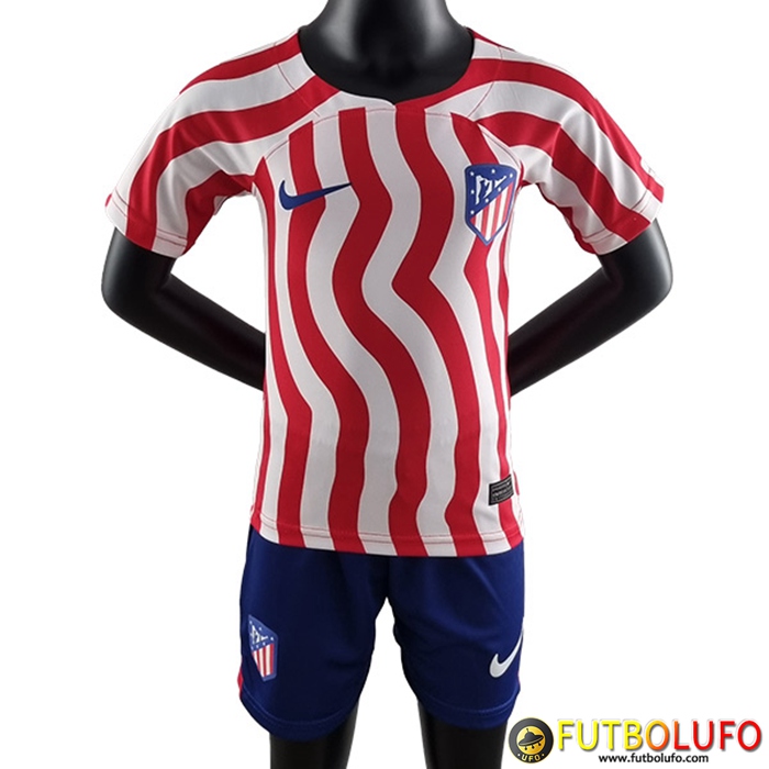 Camisetas De Futbol Atletico Madrid Ninos Primera 2022/2023