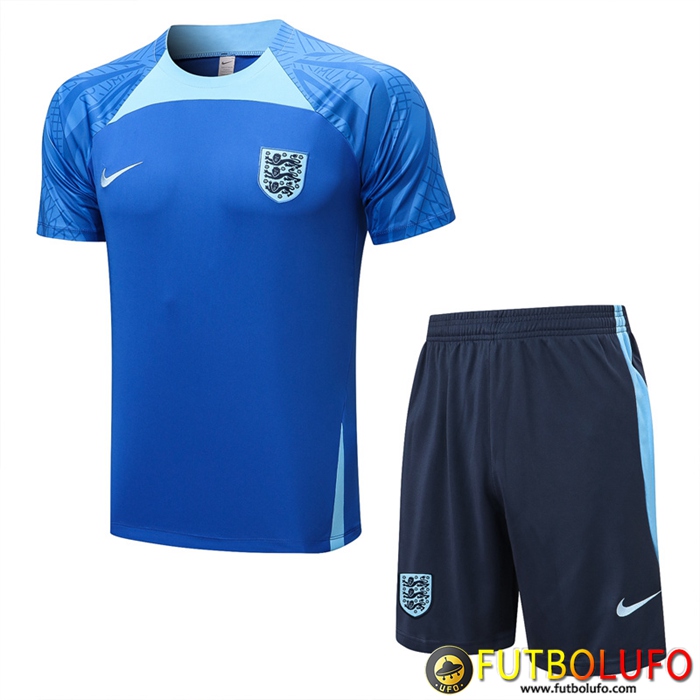 Camiseta Entrenamiento + Cortos Inglaterra Azul 2022/2023