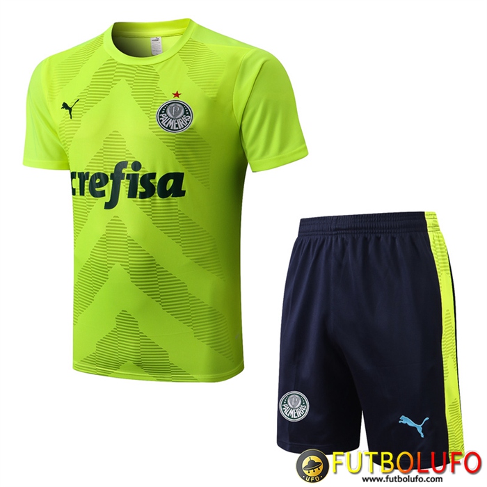 Camiseta Entrenamiento + Cortos Palmeiras Verde 2022/2023