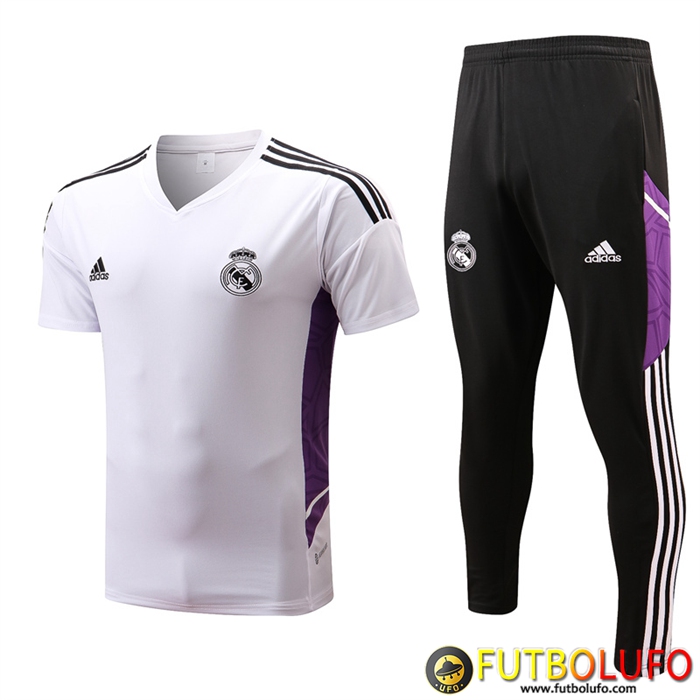 Camiseta Entrenamiento + Pantalones Real Madrid Blanco 2022/2023