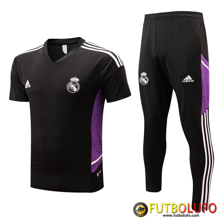 Camiseta Entrenamiento + Pantalones Real Madrid Negro 2022/2023