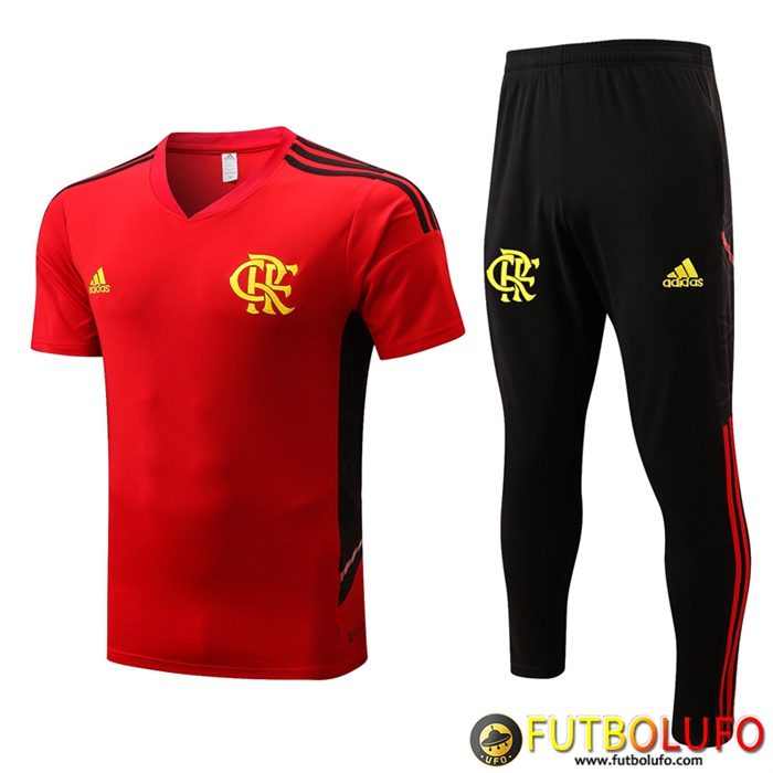 Camiseta Entrenamiento + Pantalones Flamengo Rojo 2022/2023