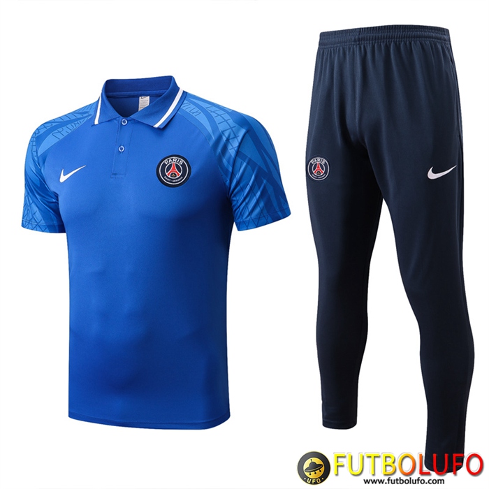 Camiseta Polo PSG Azul 2022/2023