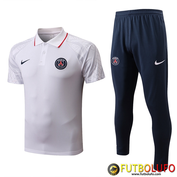 Camiseta Polo PSG Blanco 2022/2023