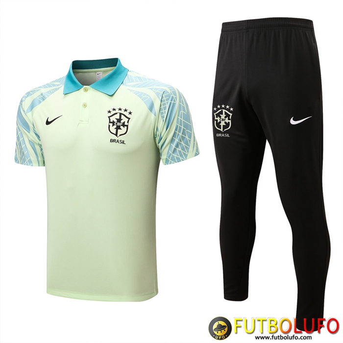Camiseta Polo Brasil Verde 2022/2023