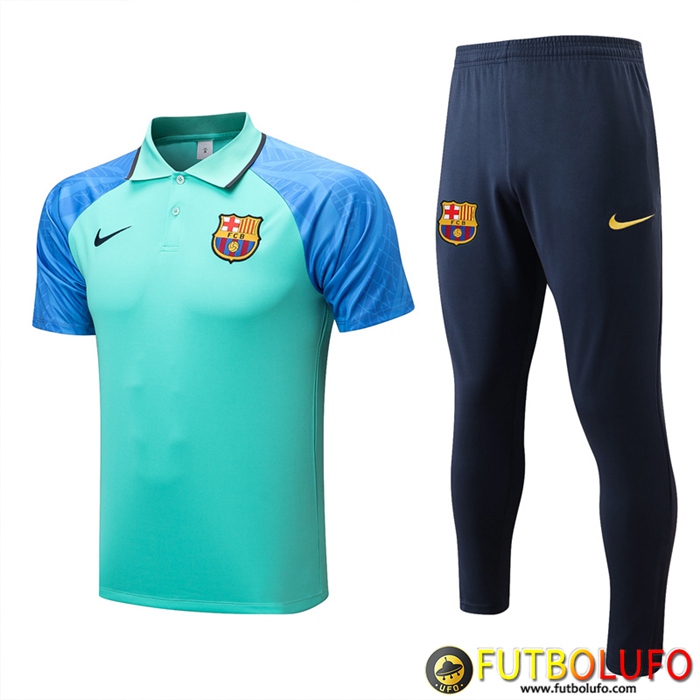 Camiseta Polo FC Barcelona Verde 2022/2023