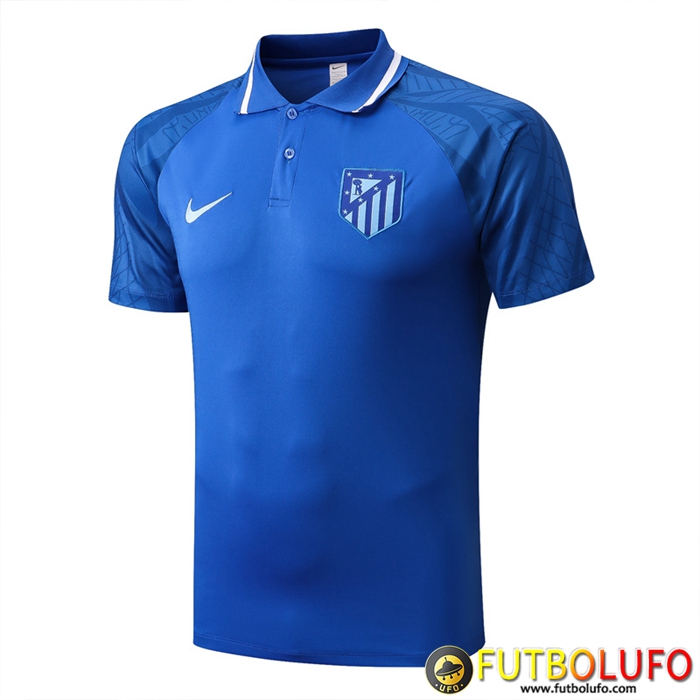 Camiseta Polo Atletico Madrid Azul 2022/2023
