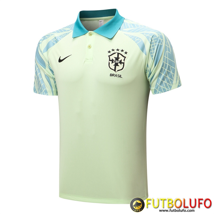 Camiseta Polo Brasil Verde 2022/2023