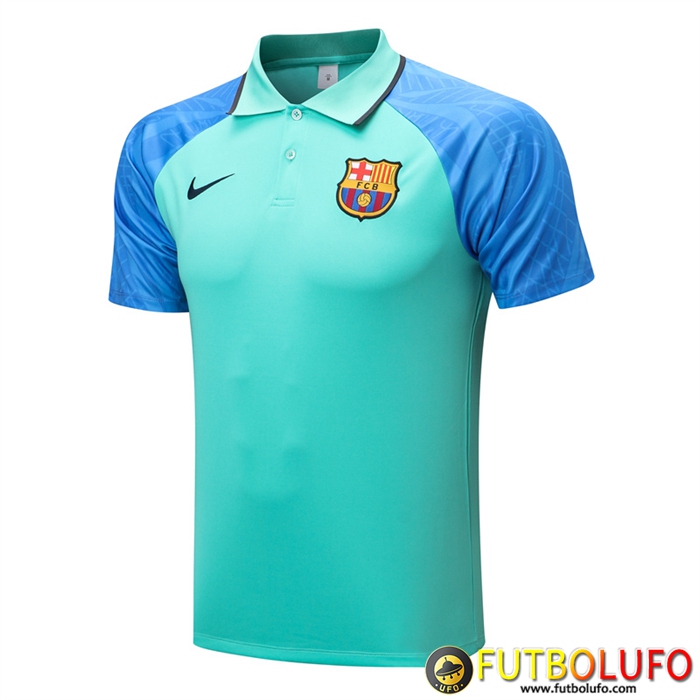 Camiseta Polo FC Barcelona Verde 2022/2023