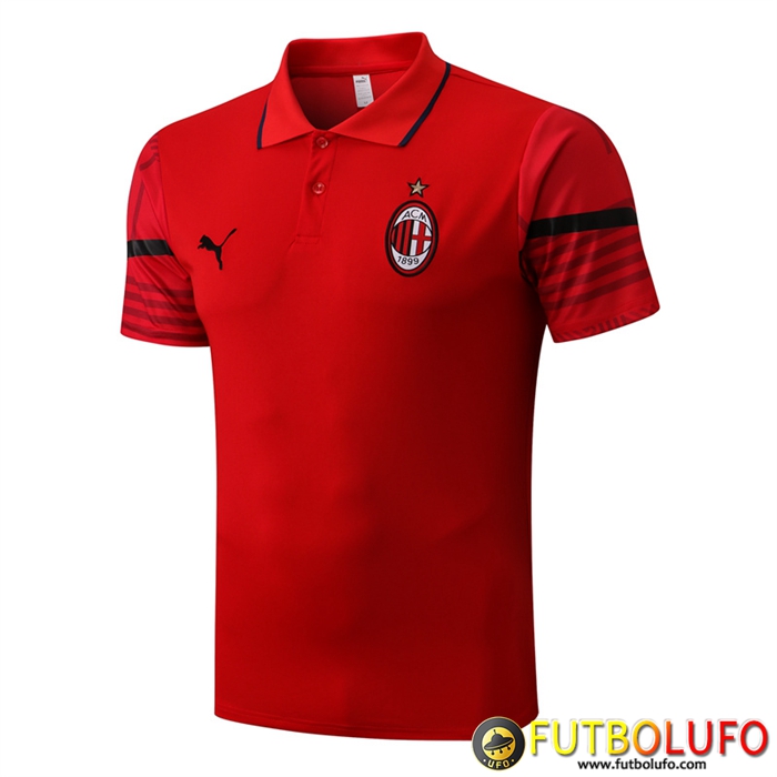 Camiseta Polo AC Milan Rojo 2022/2023