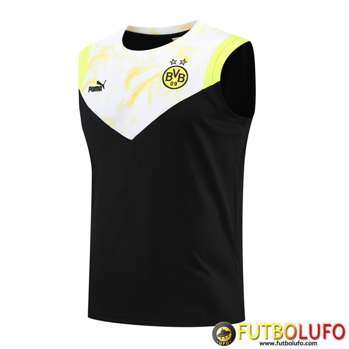 Camiseta Entrenamiento sin mangas Dortmund Negro 2022/2023