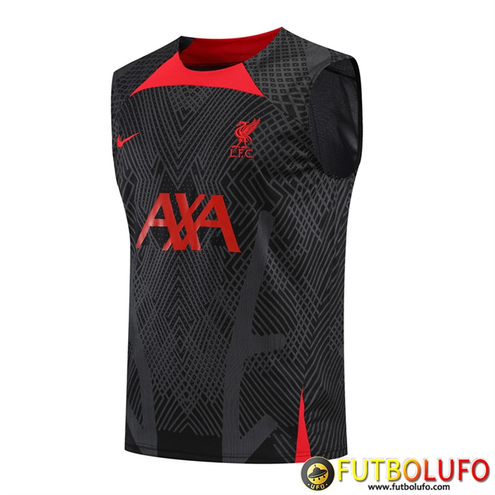 Camiseta Entrenamiento sin mangas FC Liverpool Negro 2022/2023