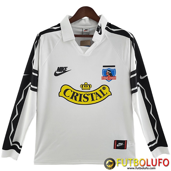 Camisetas De Futbol Colo-Colo Retro Primera Manga Larga 1995