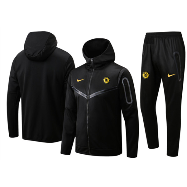 Chaqueta Con Capucha Chandal FC Chelsea Negro 2022/2023