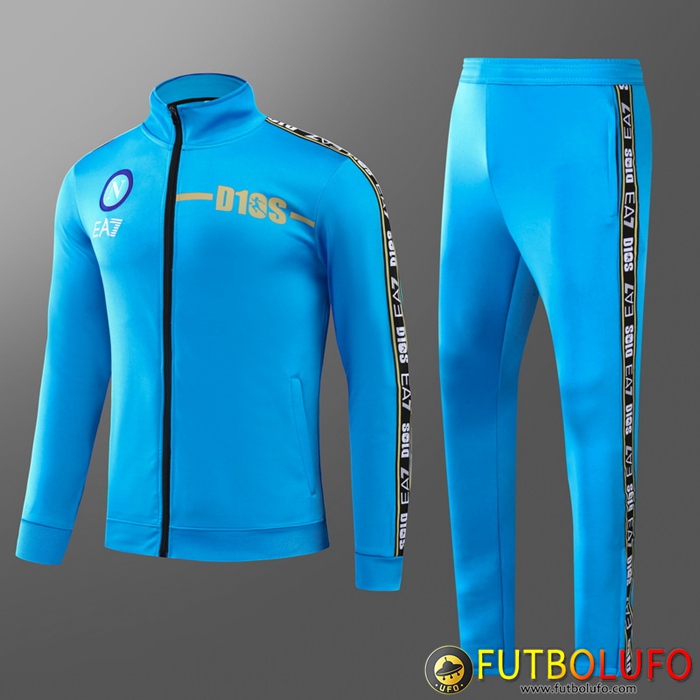 Chandal Equipos De Futbol - Chaqueta SSC Napoli Ninos Azul 2022/2023