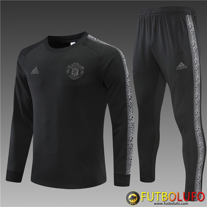 Chandal Equipos De Futbol Manchester United Ninos Negro 2022/2023