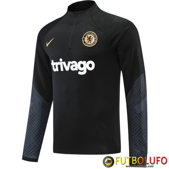 Sudadera De Entrenamiento FC Chelsea Negro 2022/2023