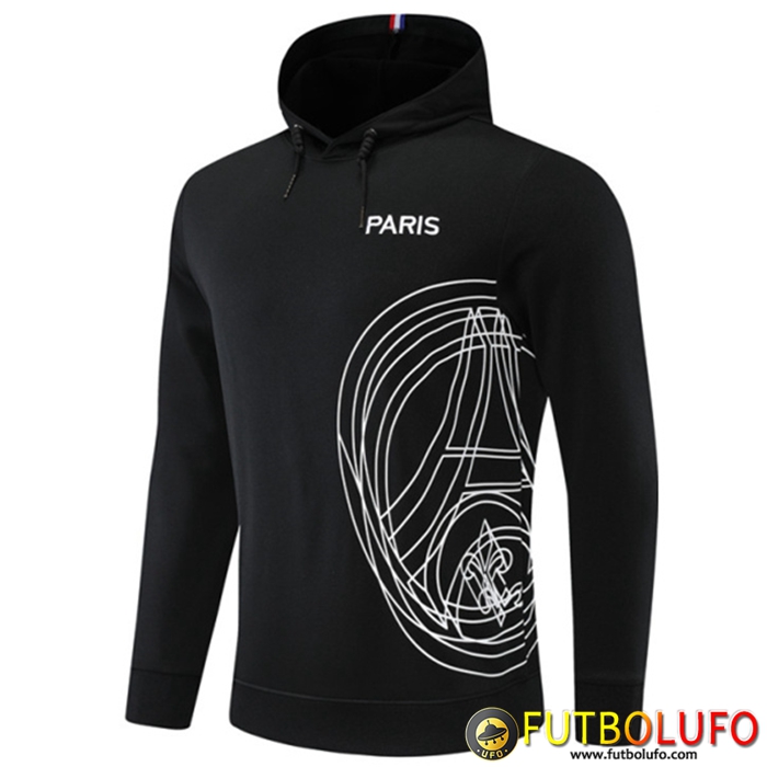 Sudadera De Entrenamiento Capucha PSG Negro 2022/2023