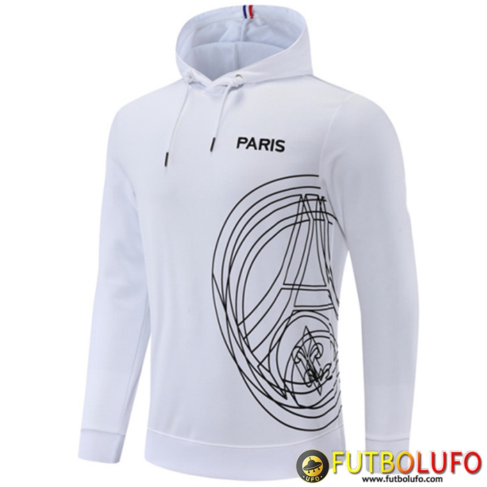 Sudadera De Entrenamiento Capucha PSG Blanco 2022/2023