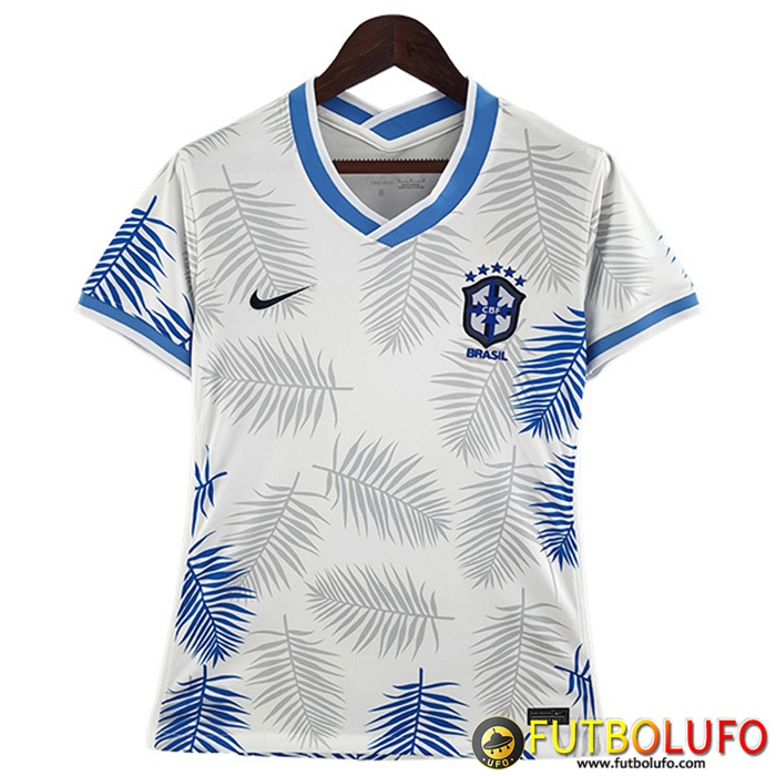 Camisetas De Futbol Brasil Mujer Classic Blanco 2022/2023