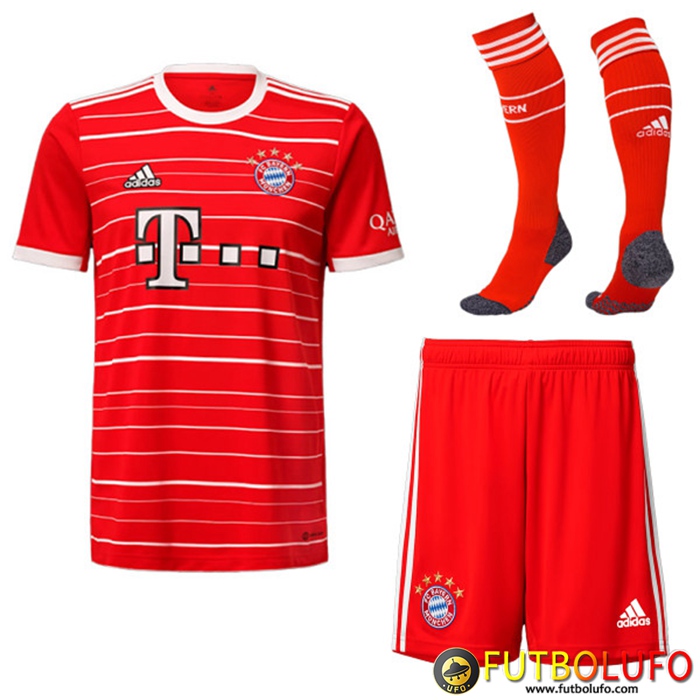 Camisetas De Futbol Bayern Munich Primera (Cortos + Calcetines) 2022/2023