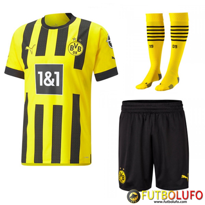 Camisetas De Futbol Dortmund BVB Primera (Cortos + Calcetines) 2022/2023