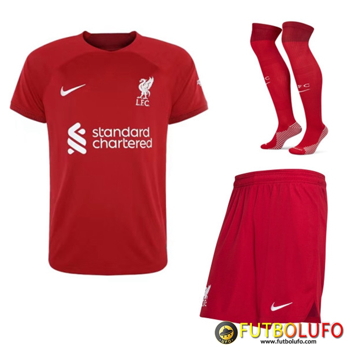 Camisetas De Futbol FC Liverpool Primera (Cortos + Calcetines) 2022/2023