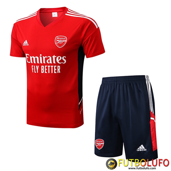 Camiseta Entrenamiento + Cortos Arsenal Rojo 2022/2023