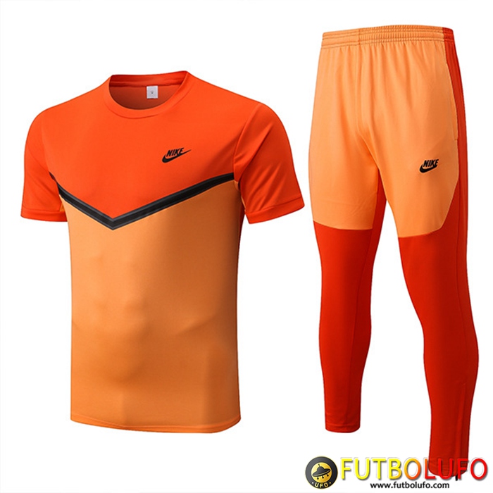 Camiseta Entrenamiento + Pantalones Nike Naranja 2022/2023