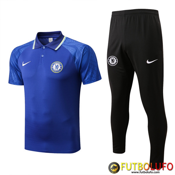 Camiseta Polo FC Chelsea Azul 2022/2023