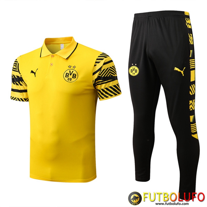 Camiseta Polo Dortmund BVB Amarillo 2022/2023