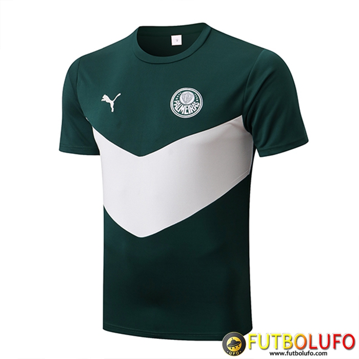 Camiseta Entrenamiento Palmeiras Verde/Blanco 2022/2023