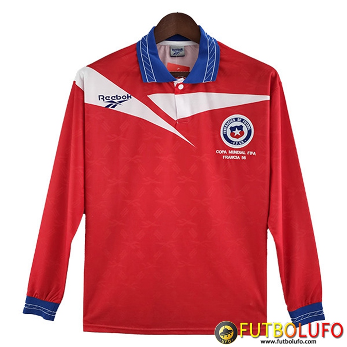 Camisetas De Futbol Chile Retro Primera Manga Larga 1998