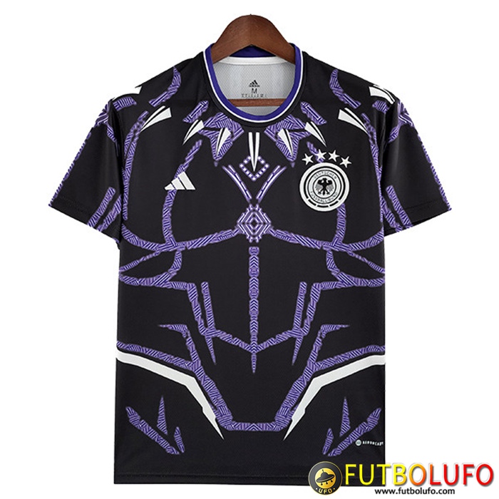 Camiseta Equipo Nacional Alemania Negro/Violeta 2022/2023