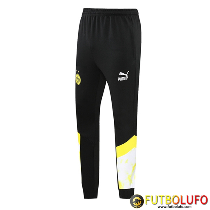 Pantalon Entrenamiento Dortmund Negro/Blanco 2022/2023