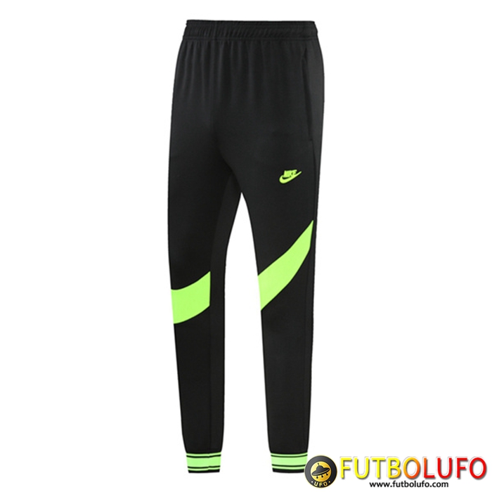 Pantalon Entrenamiento Nike Negro/Verde 2022/2023