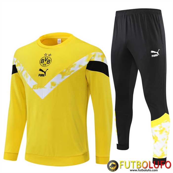 Chandal Equipos De Futbol Dortmund BVB Amarillo/Blanco 2022/2023