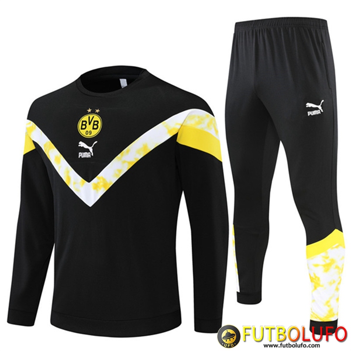 Chandal Equipos De Futbol Dortmund BVB Negro/Blanco 2022/2023