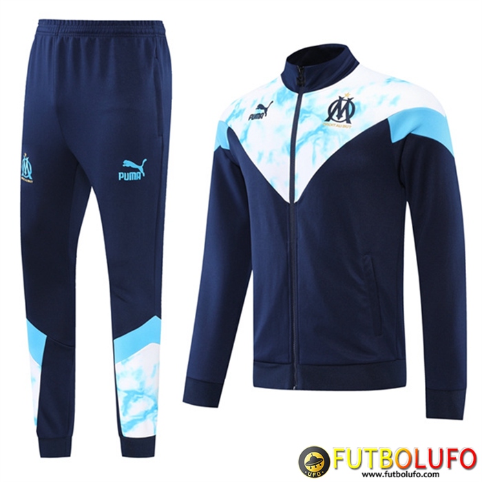 Chandal Equipos De Futbol - Chaquetas Marsella OM Azul marino 2022/2023