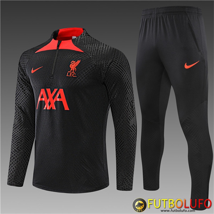 Chandal Equipos De Futbol FC Liverpool Ninos Negro/Rojo 2022/2023